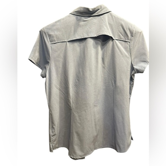 The North Face Gray Short Sleeve Shirt size L - Picture 3 of 8